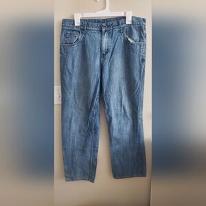 Hurley Blue Denim Jeans with Black Patch
